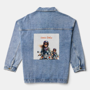 "Zephyra" "Vento Dolce" - Zoete wind Denim Jacket