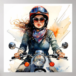 "Zephyra" "Vento Dolce" - Zoete wind Poster