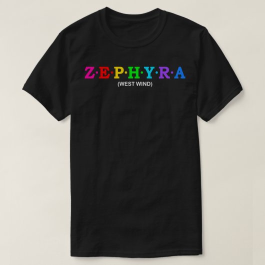 Zephyra West Wind T-shirt (Design voorkant)