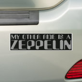 ZEPPELIN BUMPERSTICKER (Op auto)