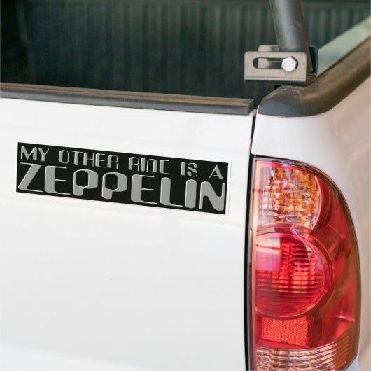 ZEPPELIN BUMPERSTICKER (Op Truck)