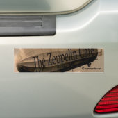 Zeppelin Cafe Bumpersticker (Op auto)