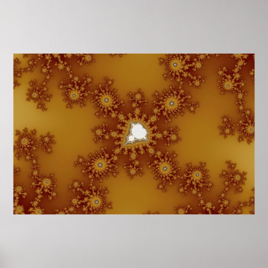 Zeppelin - Fractal Art Poster (Voorkant)