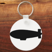 zeppelin-luchtschippictogram sleutelhanger (Voorkant)