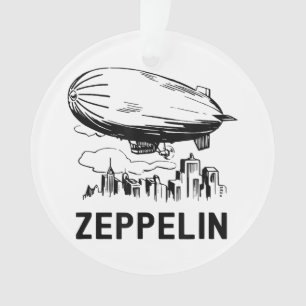 Zeppelin rétro vintage - Croquis Dirigeable