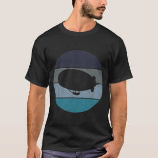 Zeppelin Retro  - Zonneklasseerbaar luchtschip T-shirt