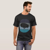 Zeppelin Retro  - Zonneklasseerbaar luchtschip T-shirt (Voorkant volledig)