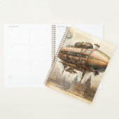 Zeppelin Steampunk vintage (12) (Devant avec enveloppe)