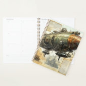 Zeppelin Steampunk vintage (8) (Devant avec enveloppe)