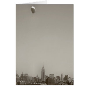 Zeppelin sur Manhattan, New York