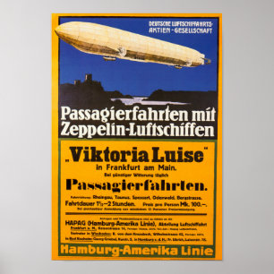  Zeppelin Viktoria Luise Poster