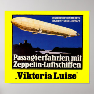 Zeppelin Viktoria Luise Poster