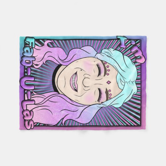 Zer0 Fab-U-Las Fleece Blanket, klein (Voorkant (Horizontaal))