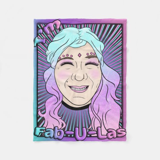 Zer0 Fab-U-Las Fleece Blanket, klein (Voorkant)