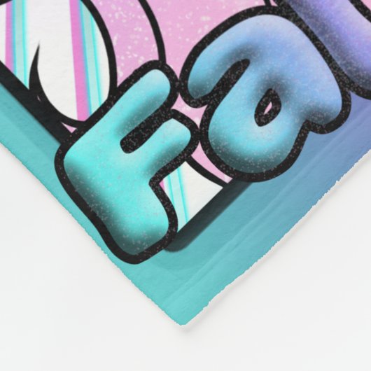 Zer0 Fab-U-Las Fleece Blanket, klein (Hoek)