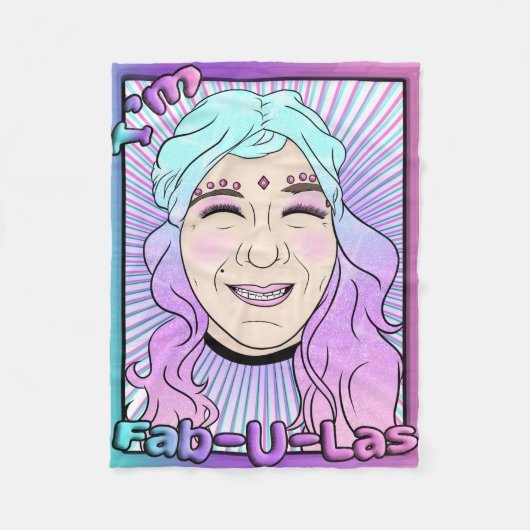 Zer0 Fab-U-Las Fleece Blanket, klein (Voorkant)