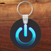 Zer0 Power Button Sleutelhanger (Achterkant)