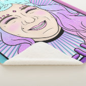 Zer0's Fab-U-Las Small Sherpa Blanket Sherpa Deken (3/4)