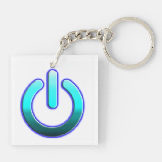 Zer0's Power Acrylic Sleutelhanger (Achterkant)