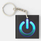 Zer0's Power Acrylic Sleutelhanger (Voorkant)