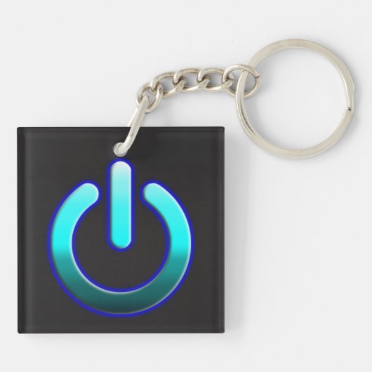 Zer0's Power Acrylic Sleutelhanger (Achterkant)