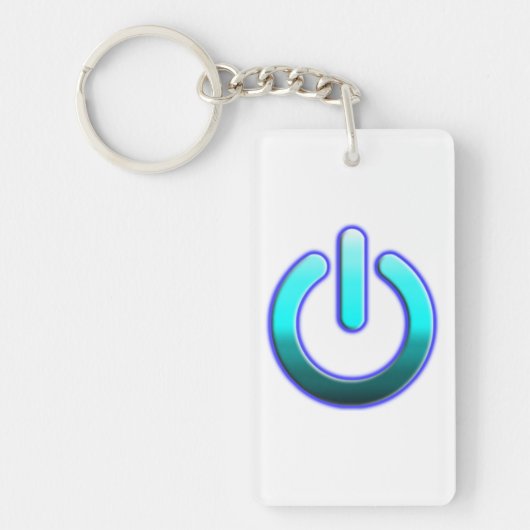 Zer0's Power Acrylic Sleutelhanger (Voorkant)