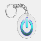 Zer0's Power Acrylic Sleutelhanger (Voorkant Links)
