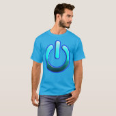 Zer0's Power Mannen Basic Dark T-Shirt (Voorkant volledig)