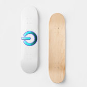 Zer0's Power Skateboard Deck (Voorkant)