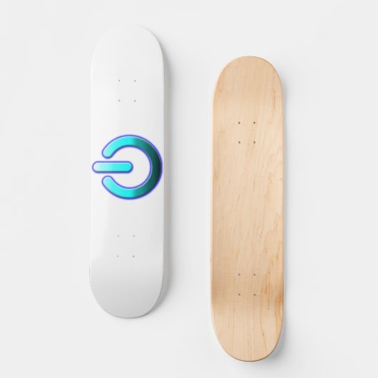 Zer0's Power Skateboard Deck (Voorkant)