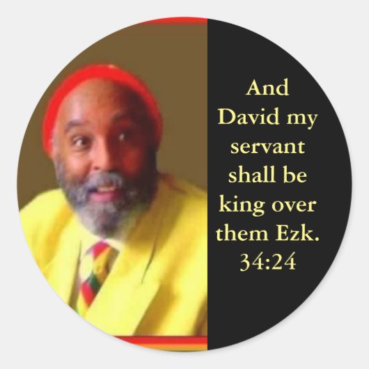 Zere Yacob Ezekiel 37 autocollants (Devant)