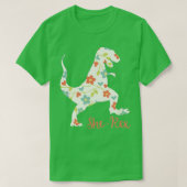 ZeRex Cute Funny Rex Dinosaur Pun T-shirt (Design voorkant)
