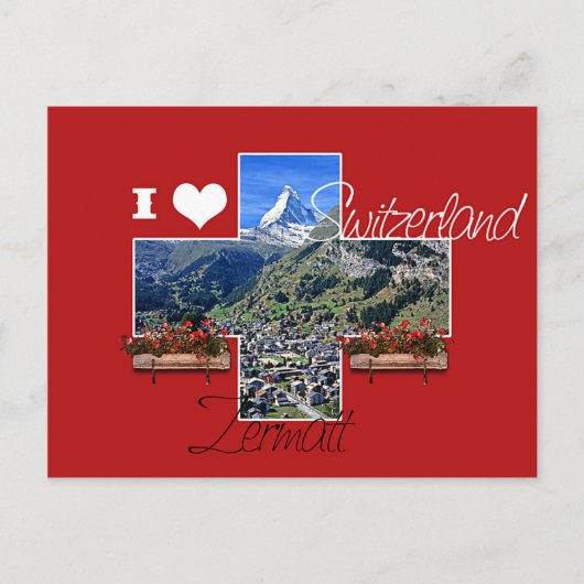 Zermatt - Briefkaart (Voorkant)