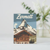 Zermatt briefkaart (Staand voorkant)