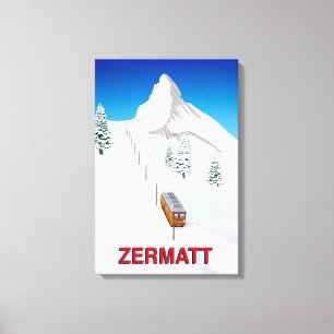 Zermatt Canvas Afdruk
