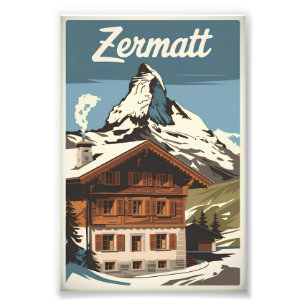 Zermatt  foto afdruk