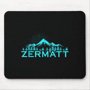 Zermatt Gebergte Alpineskiën Zwitserse Alpen Zwits Muismat