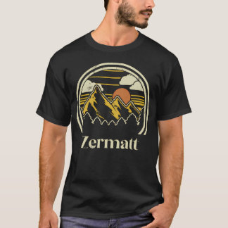 Zermatt Gebergte Zwitserland Wandelen Buiten T-shirt