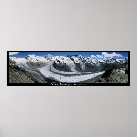 Zermatt Gornergrat, Zwitserland Poster (Voorkant)