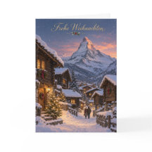 Zermatt Matterhorn Prettig Kerstfeest