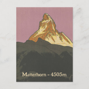 Zermatt Matterhorn  Zwitserse Bergen Alpen Briefkaart