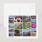 Zermatt multi-afbeelding briefkaart (Voorkant / Achterkant)