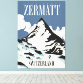 Zermatt Suisse impression de ski (Insitu (Plancher de Bois))