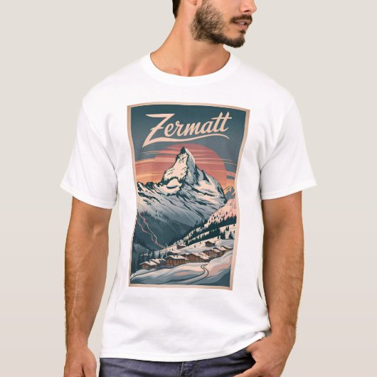 Zermatt  t-shirt (Voorkant)
