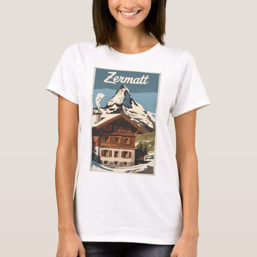 Zermatt  t-shirt (Voorkant)