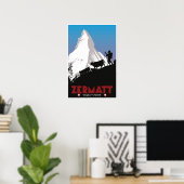 Zermatt, Valais, Suisse Poster (Thuiskantoor)