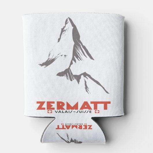 Zermatt, Valais, Zwitserland Blikjeskoeler (Achterkant)