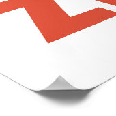 Zermatt, Valais, Zwitserland, Ski Poster (Hoek)