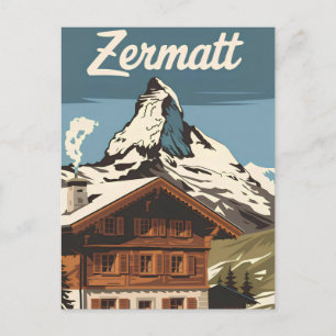 Zermatt vintage briefkaart