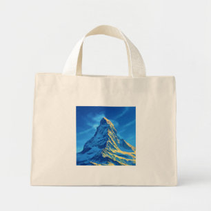 Zermatt Vintage Travel Mini Tote Bag